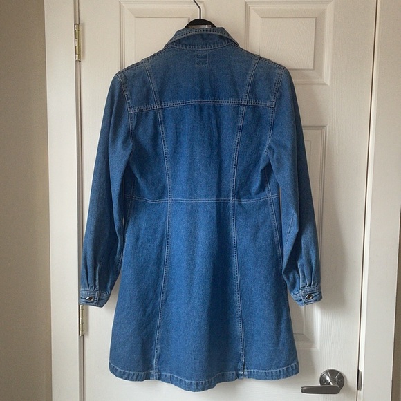 💙 Levi Strauss Large Denim Mini Dress 💙 - Picture 3 of 8